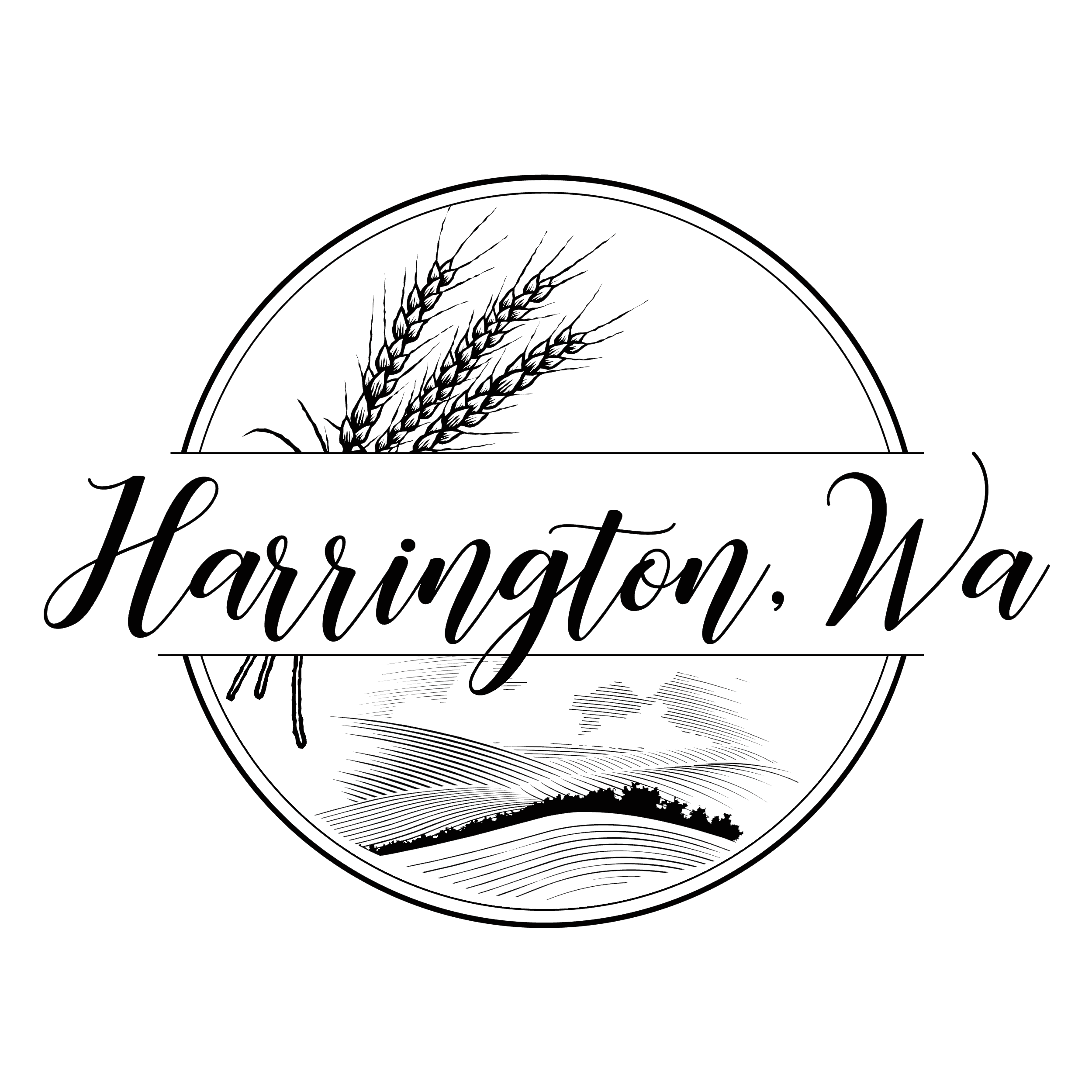 Logo for the City of Harrington, WA